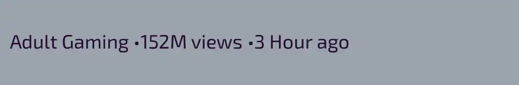 Adult Gaming •152M views •3 Hour ago